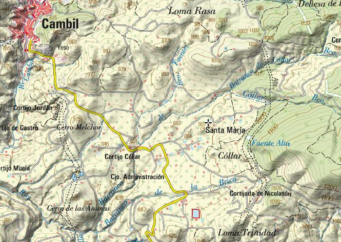 Cortijo Santa Mara - Cortijo Santa Mara. Mapa