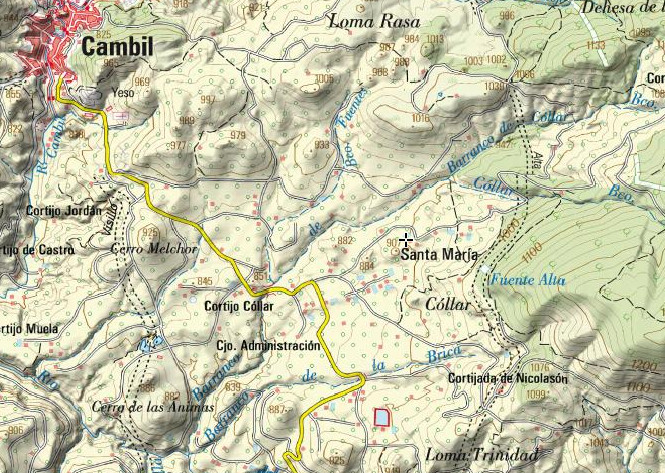 Molino de Santa Mara - Molino de Santa Mara. Mapa