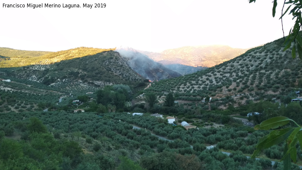 La Sierrezuela - La Sierrezuela. Incendio