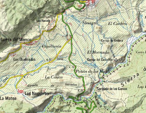 Cortijo del Castelln - Cortijo del Castelln. Mapa