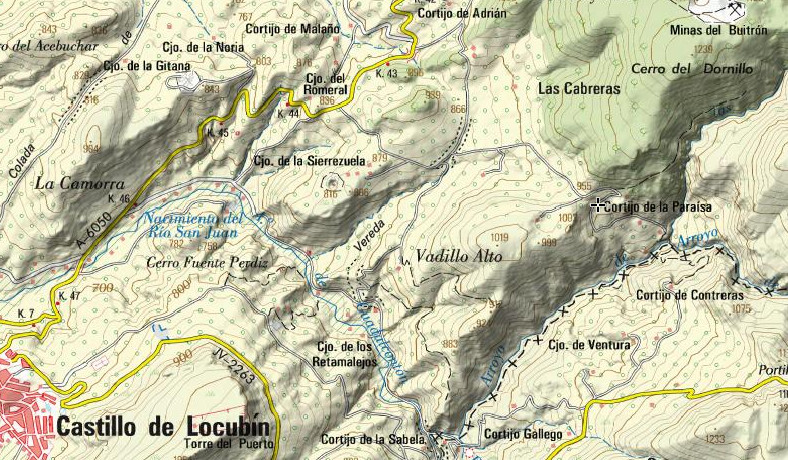 Cortijo de las Cabreras - Cortijo de las Cabreras. Mapa