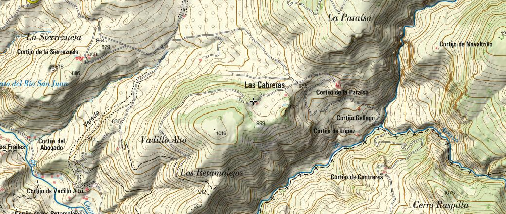 Cortijo de Valeriano Len - Cortijo de Valeriano Len. Mapa