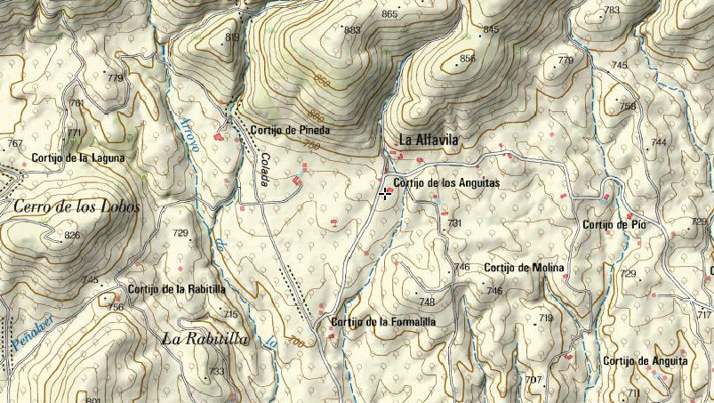 Era del Cortijo de los Anguitas - Era del Cortijo de los Anguitas. Mapa