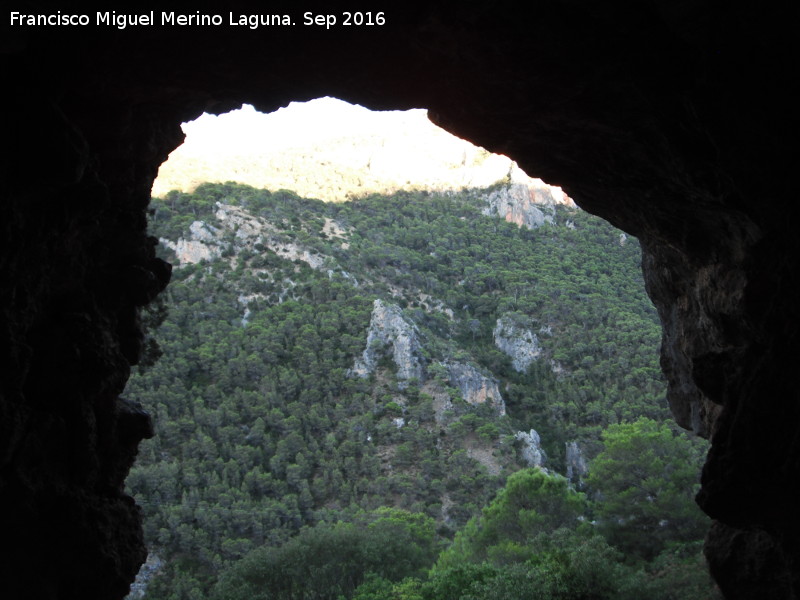 Cueva Baja de la Rinconada de los Acebuches - Cueva Baja de la Rinconada de los Acebuches. Vistas