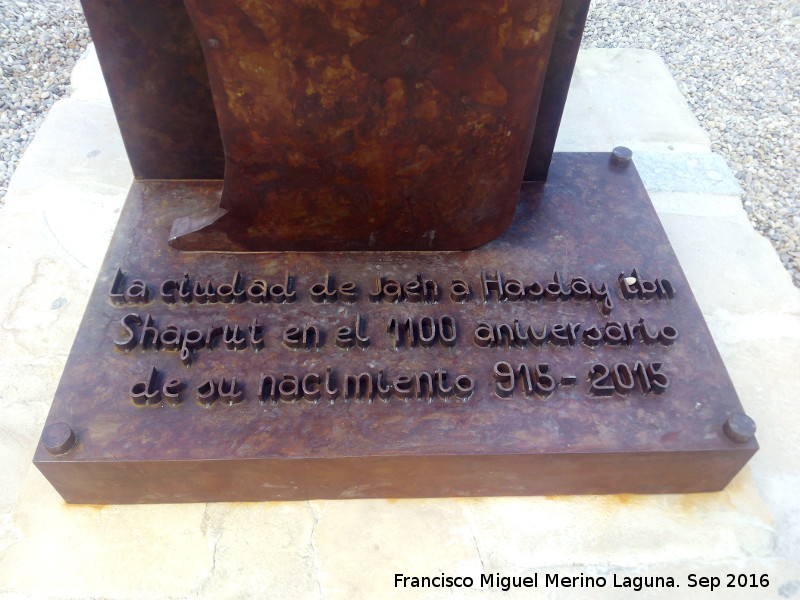 Monumento a Ibn Shaprut - Monumento a Ibn Shaprut. Inscripcin