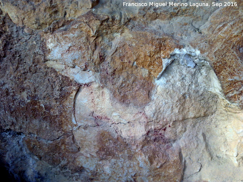 Pinturas rupestres del Pecho de la Fuente VI - Pinturas rupestres del Pecho de la Fuente VI. Panel