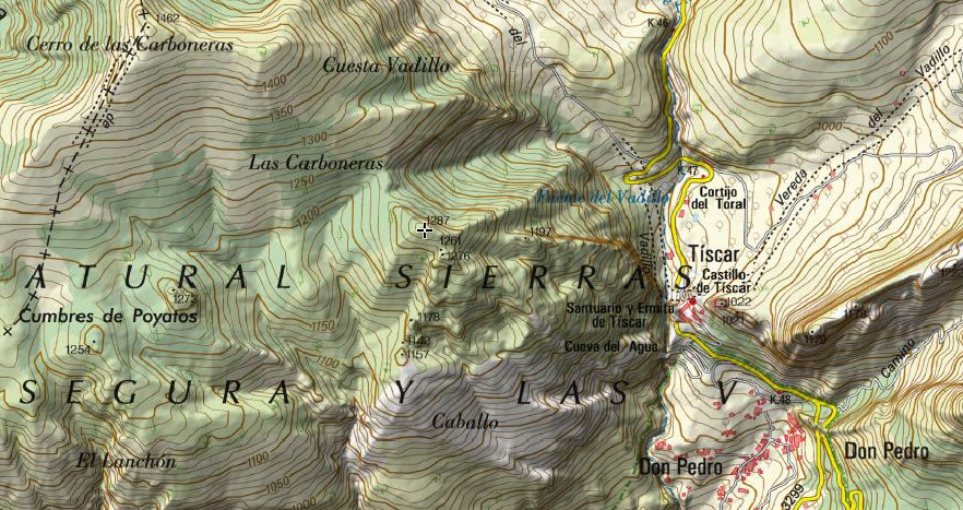 Cerro del Caballo - Cerro del Caballo. Mapa