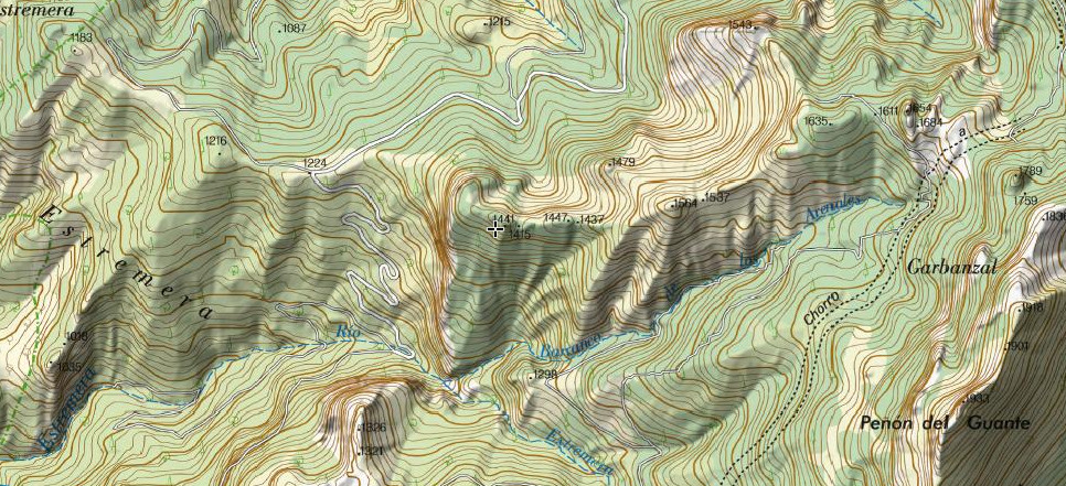 La Bujea - La Bujea. Mapa