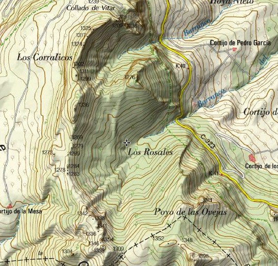 Los Rosales - Los Rosales. Mapa