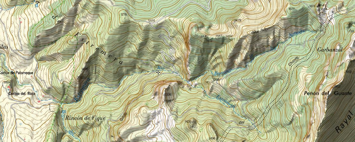 Ro Extremera - Ro Extremera. Mapa