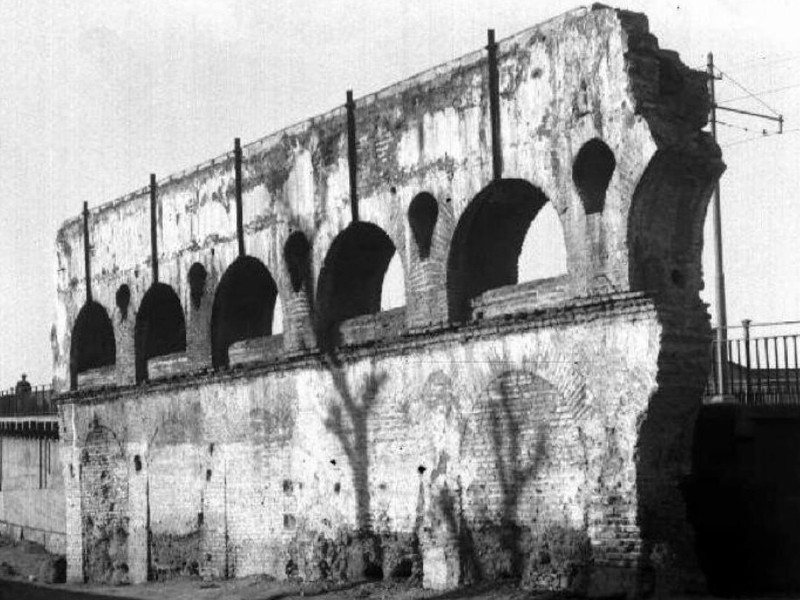 Acueducto de los Caos de Carmona - Acueducto de los Caos de Carmona. Foto antigua