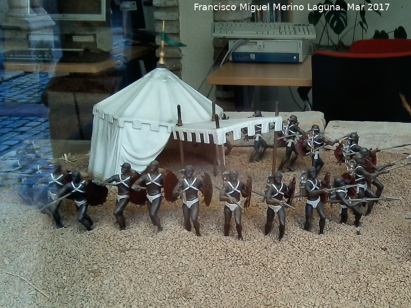 Batalla de las Navas de Tolosa - Batalla de las Navas de Tolosa. Maqueta del asalto a la Tienda de Al-Nasir. Archivo Histrico Provincial - Jan