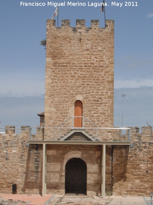 Castillo del Trovador Macias - Castillo del Trovador Macias. Torre-Puerta