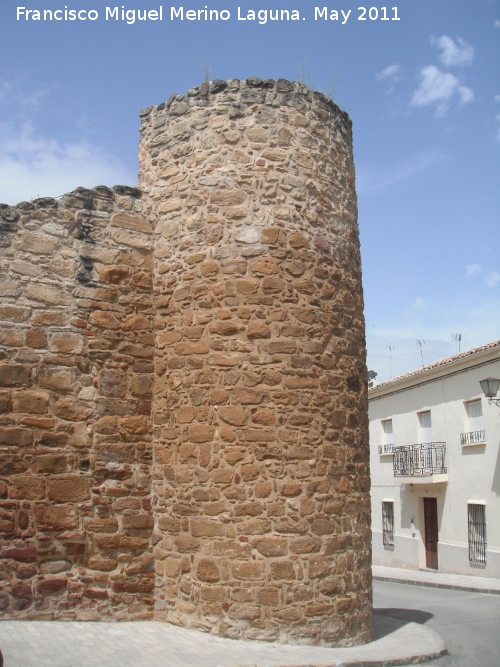 Castillo del Trovador Macias - Castillo del Trovador Macias. Torre circular