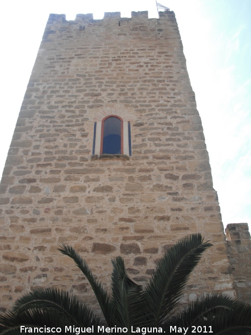 Castillo del Trovador Macias - Castillo del Trovador Macias. Torre-Puerta