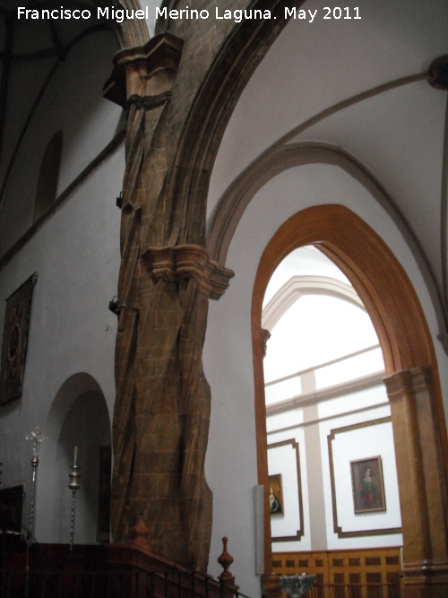 Iglesia de La Encarnacin - Iglesia de La Encarnacin. Columna salomnica