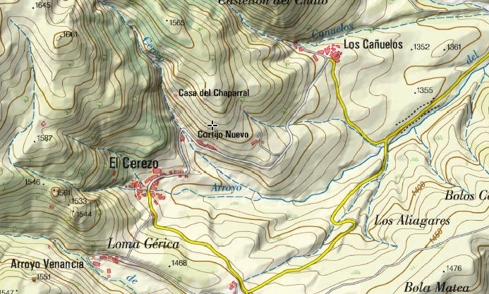 Aldea Cortijo Nuevo - Aldea Cortijo Nuevo. Mapa