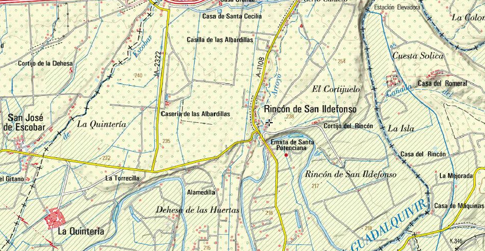 Aldea Rincn de San Ildefonso - Aldea Rincn de San Ildefonso. Mapa
