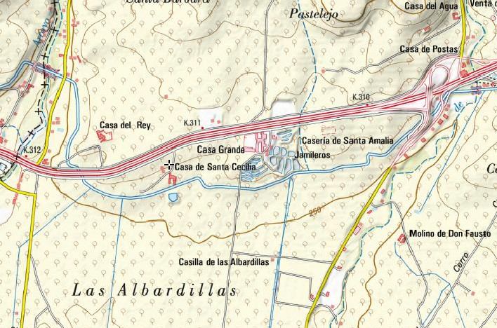 Cortijo Santa Cecilia - Cortijo Santa Cecilia. Mapa