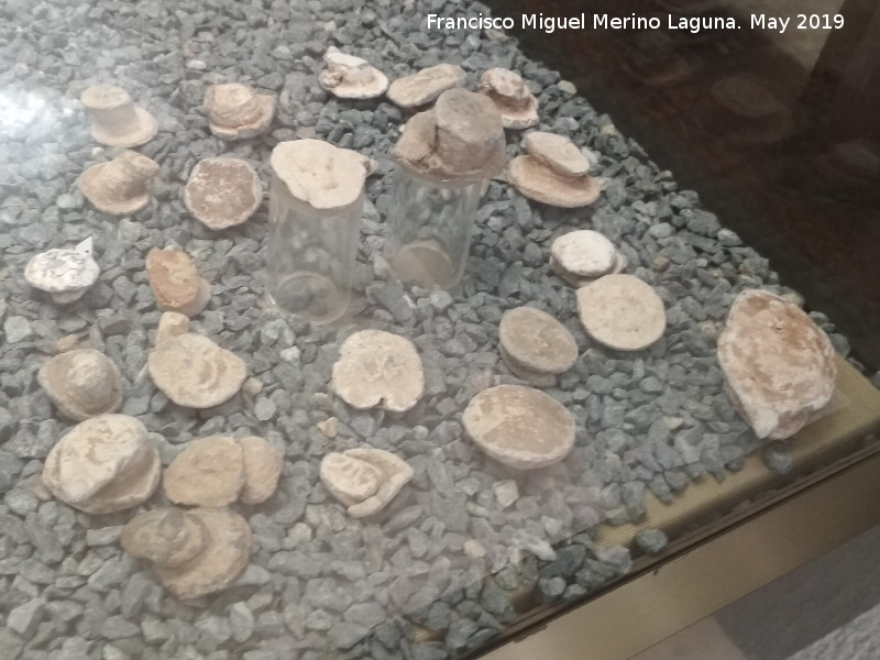 Minas romanas del Centenillo - Minas romanas del Centenillo. Precintos de plomo. Siglos I-II. Museo Arqueolgico de Linares