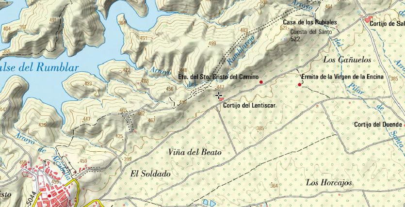 Cortijo del Lentiscar - Cortijo del Lentiscar. Mapa