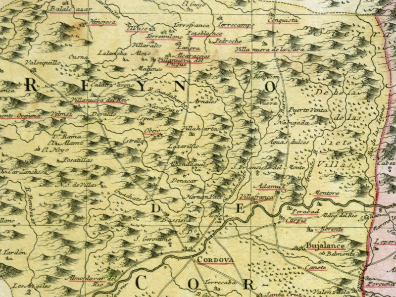 Historia de Villa del Ro - Historia de Villa del Ro. Mapa de 1782