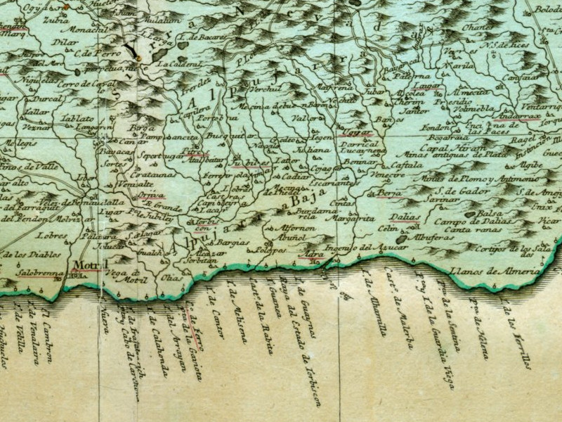 Historia de Albuol - Historia de Albuol. Mapa de 1782