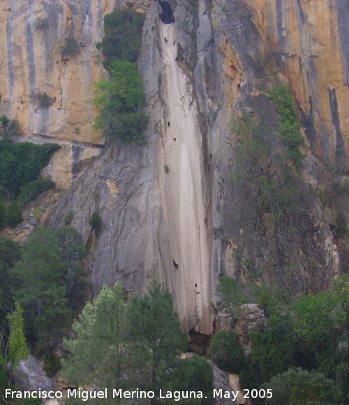 Cascada de Linarejos - Cascada de Linarejos. Seca