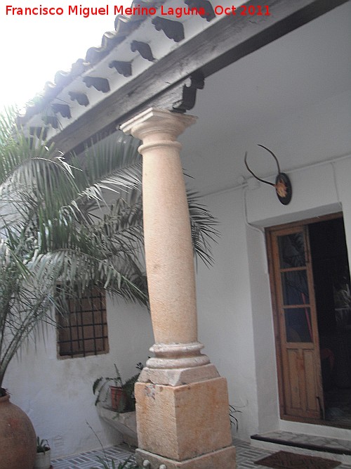 Casa de la Encomienda - Casa de la Encomienda. Columna