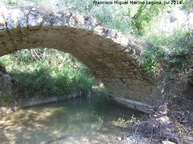 Puente romano del Caamares - Puente romano del Caamares. Arranque del puente