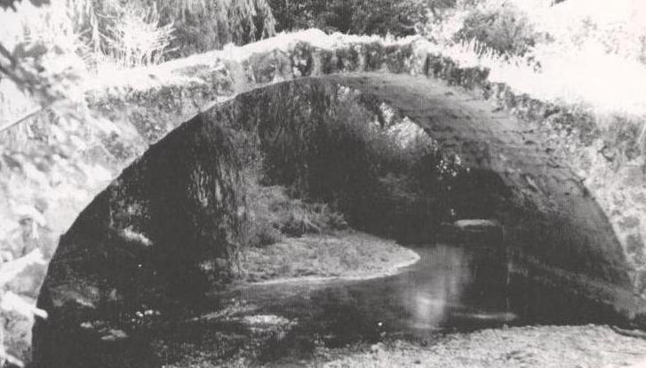 Puente romano del Caamares - Puente romano del Caamares. Foto antigua