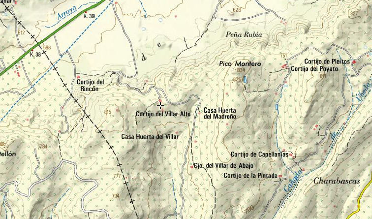 Cortijo Villar Alto - Cortijo Villar Alto. Mapa
