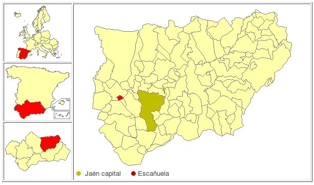 Escauela - Escauela. Localizacin