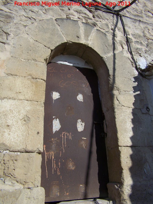 Castillo de Higuera de Calatrava - Castillo de Higuera de Calatrava. Puerta de acceso