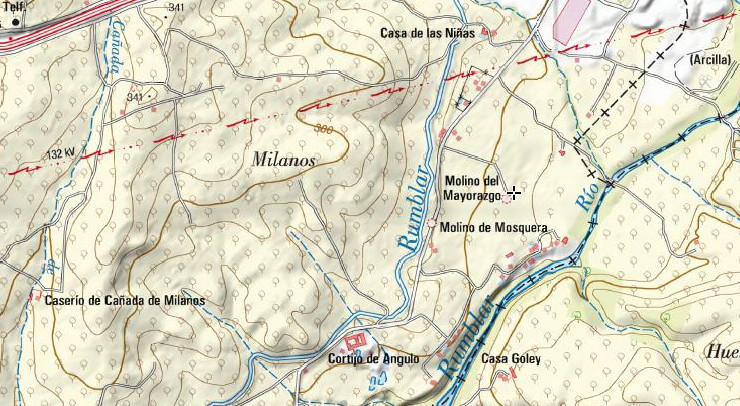 Molino del Mayorazgo - Molino del Mayorazgo. Mapa