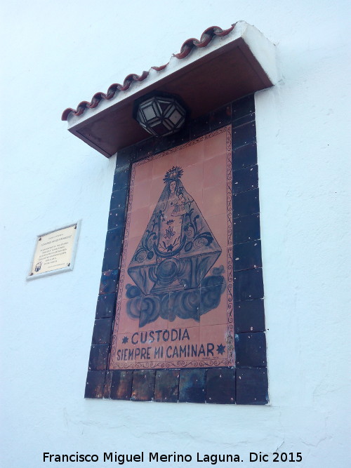 Iglesia de Ntra Sra de la Cabeza - Iglesia de Ntra Sra de la Cabeza. Azulejos de la Virgen de la Cabeza