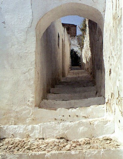 Arco rabe de la Calle del Vicario - Arco rabe de la Calle del Vicario. Foto antigua