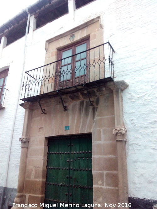 Casa de la Calle Molinos nº 3 - Casa de la Calle Molinos nº 3. Portada