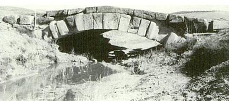 Puente romano del Salaillo - Puente romano del Salaillo. Foto antigua