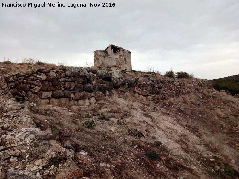 Yacimiento romano de Casa Fuerte - Yacimiento romano de Casa Fuerte. Muralla