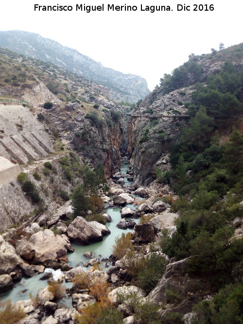 Desfiladero del Gaitanejo - Desfiladero del Gaitanejo. Tramo del Puente del Rey