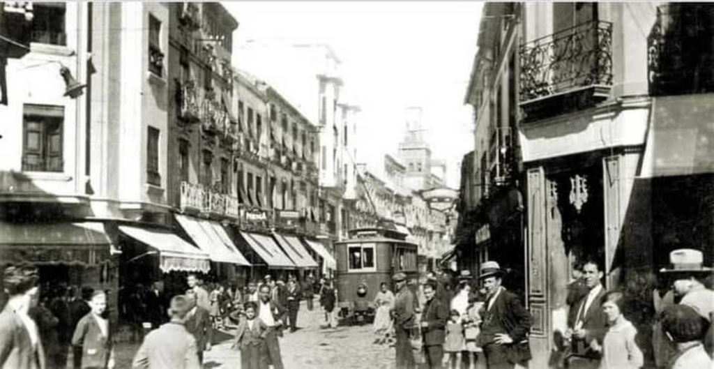 Calle Corredera de San Marcos - Calle Corredera de San Marcos. Foto antigua
