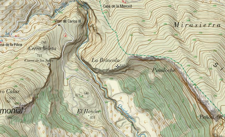 La Brincola - La Brincola. Mapa
