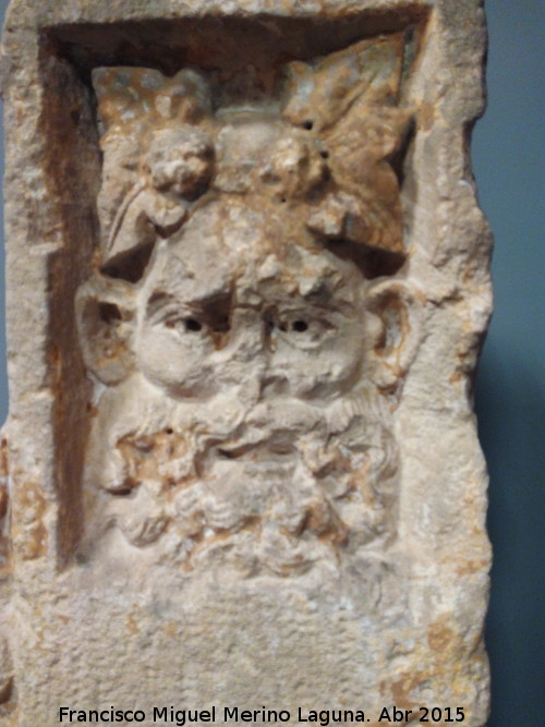 Historia a Mancha Real - Historia a Mancha Real. Sátiro del friso del siglo I. Museo Arqueológico Provincial de Jaén