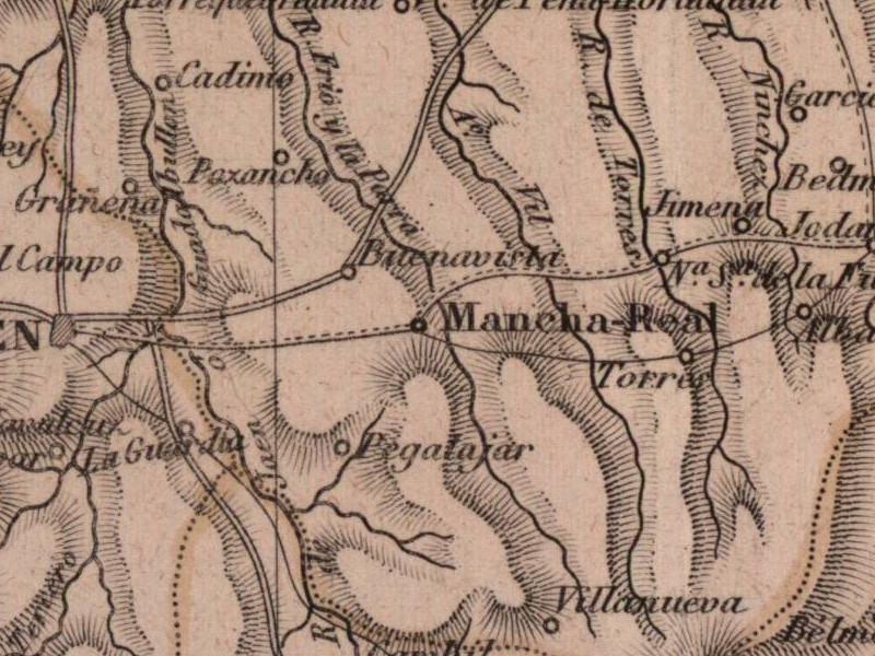 Historia a Mancha Real - Historia a Mancha Real. Mapa 1862