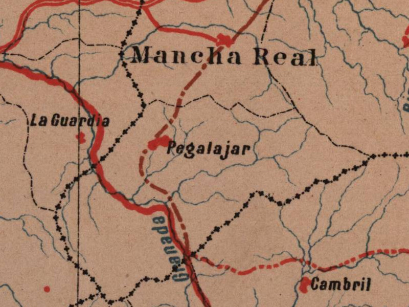 Historia a Mancha Real - Historia a Mancha Real. Mapa 1885