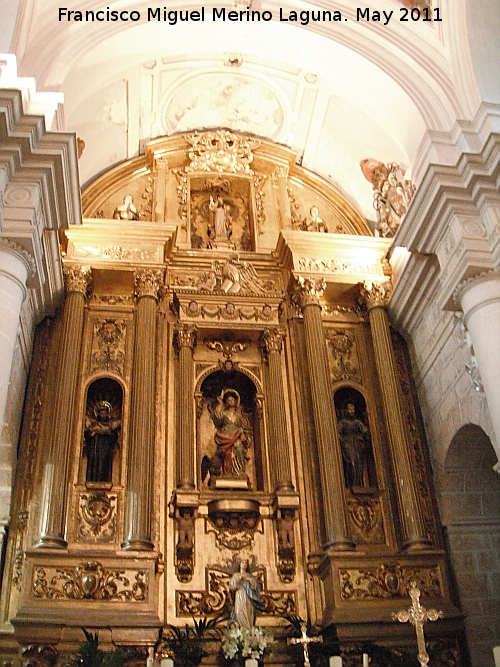 Iglesia de San Juan Evangelista - Iglesia de San Juan Evangelista. Retablo