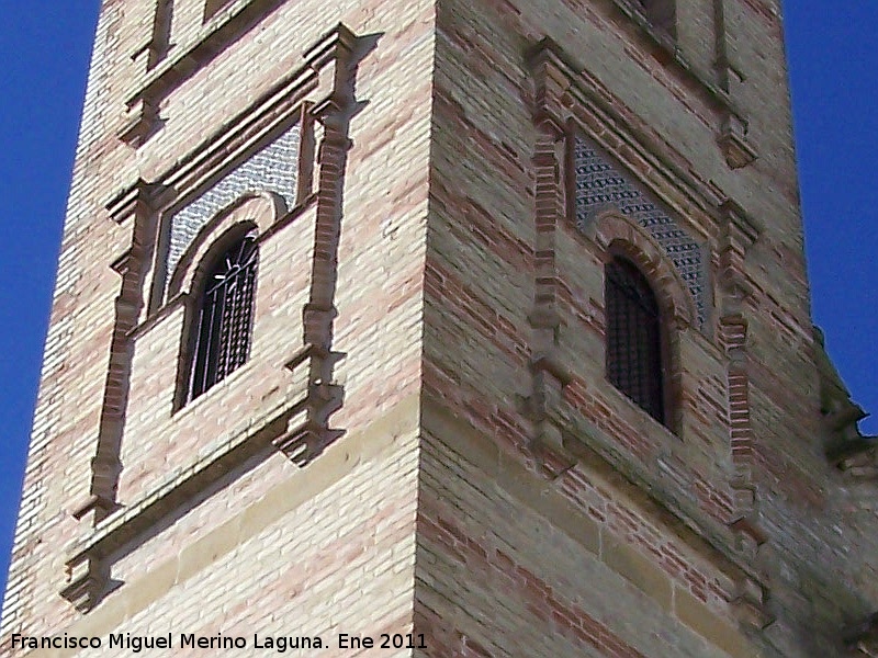 Iglesia del Carmen - Iglesia del Carmen. Ventanas centrales de la torre