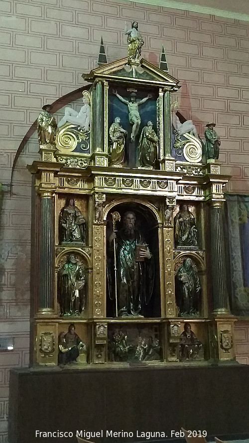 Iglesia de San Pedro de los Francos - Iglesia de San Pedro de los Francos. Retablo lateral