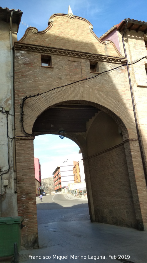 Puerta de Zaragoza - Puerta de Zaragoza. Intramuros